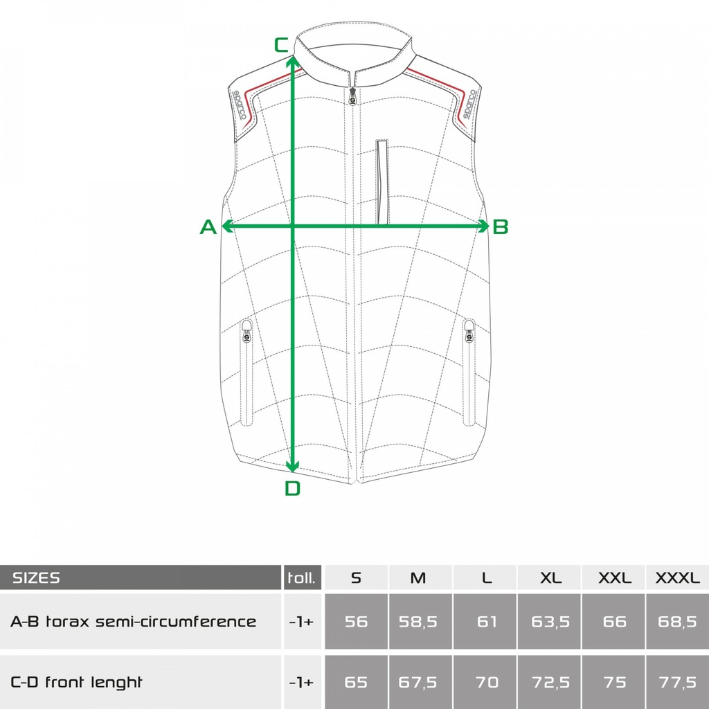 Chaleco SPARCO TECH LIGHT VEST
